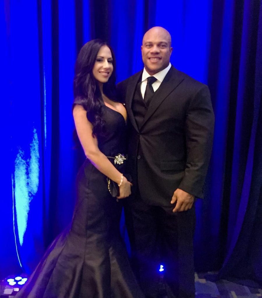 phil heath with wife shurie heath