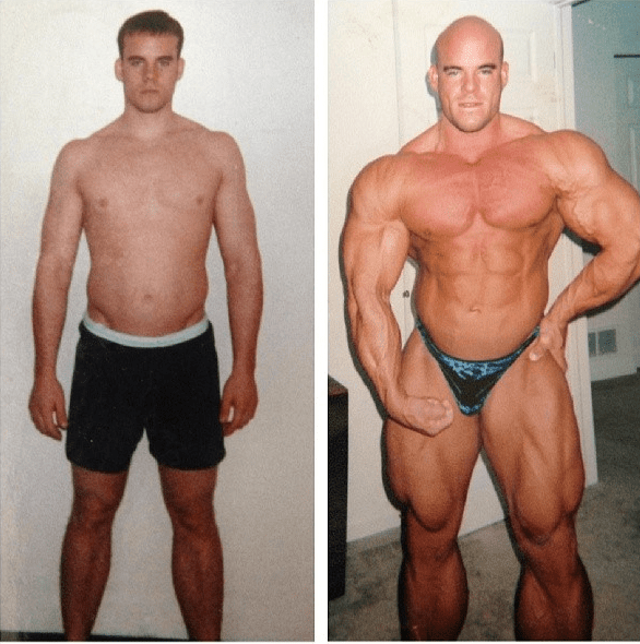 before and after steroids 6 weeks